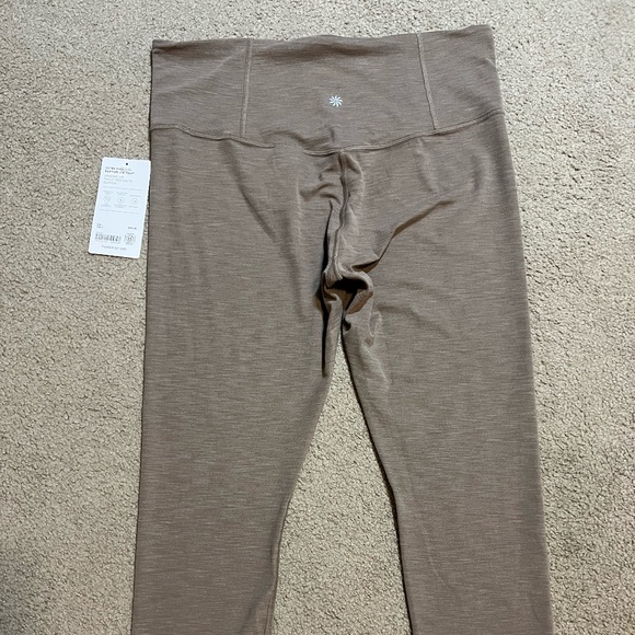 NWT, Athleta Elation Ultra High Rise 7/8 legging, L, Abalone/Pyrite Heather - Picture 4 of 8